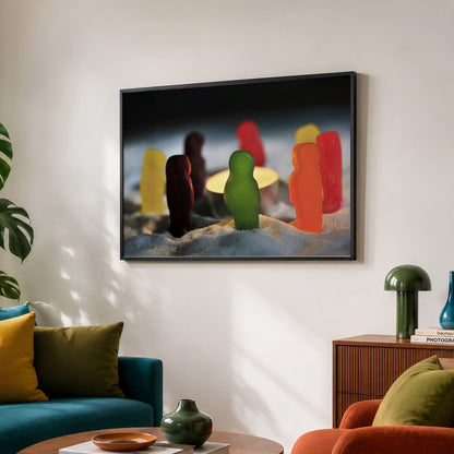 Quirky Jelly Babies Strike Photo | Unframed Print