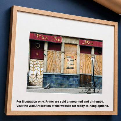London Soho Print | Derelict Pub Photograph | Intrepid Fox