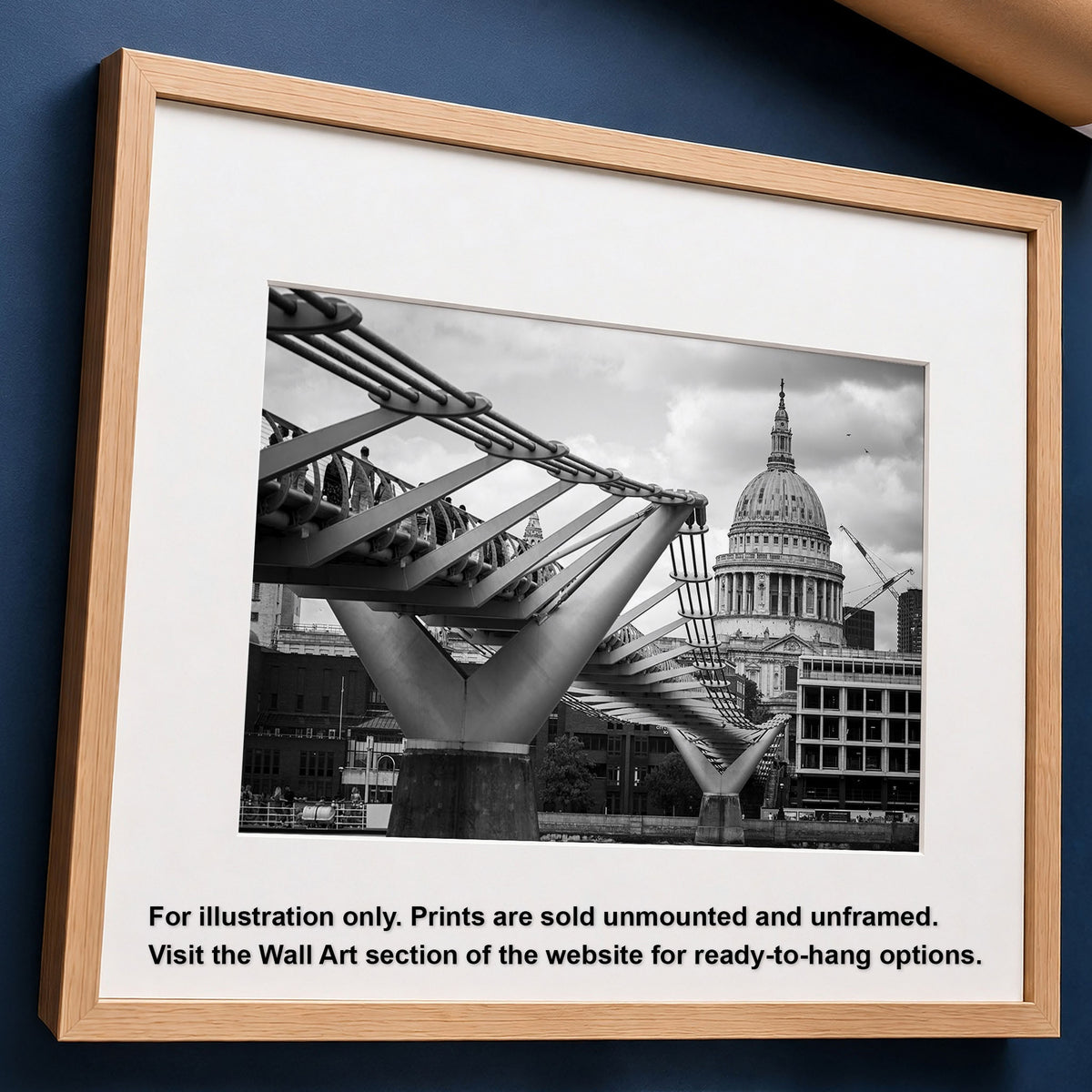 London St Paul’s & Millennium Bridge Print