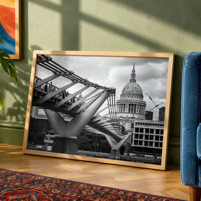 London St Paul’s & Millennium Bridge Print