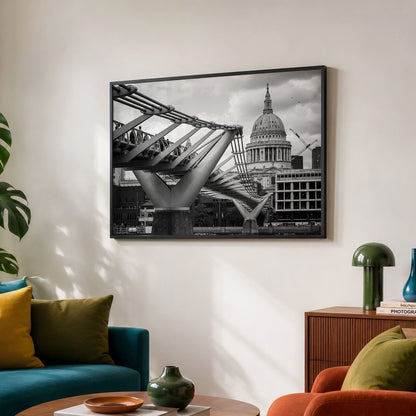 London St Paul’s & Millennium Bridge Print