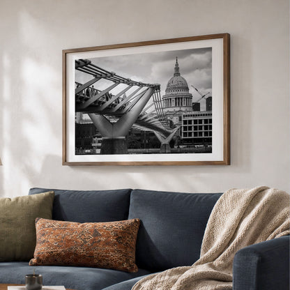 London St Paul’s & Millennium Bridge Print