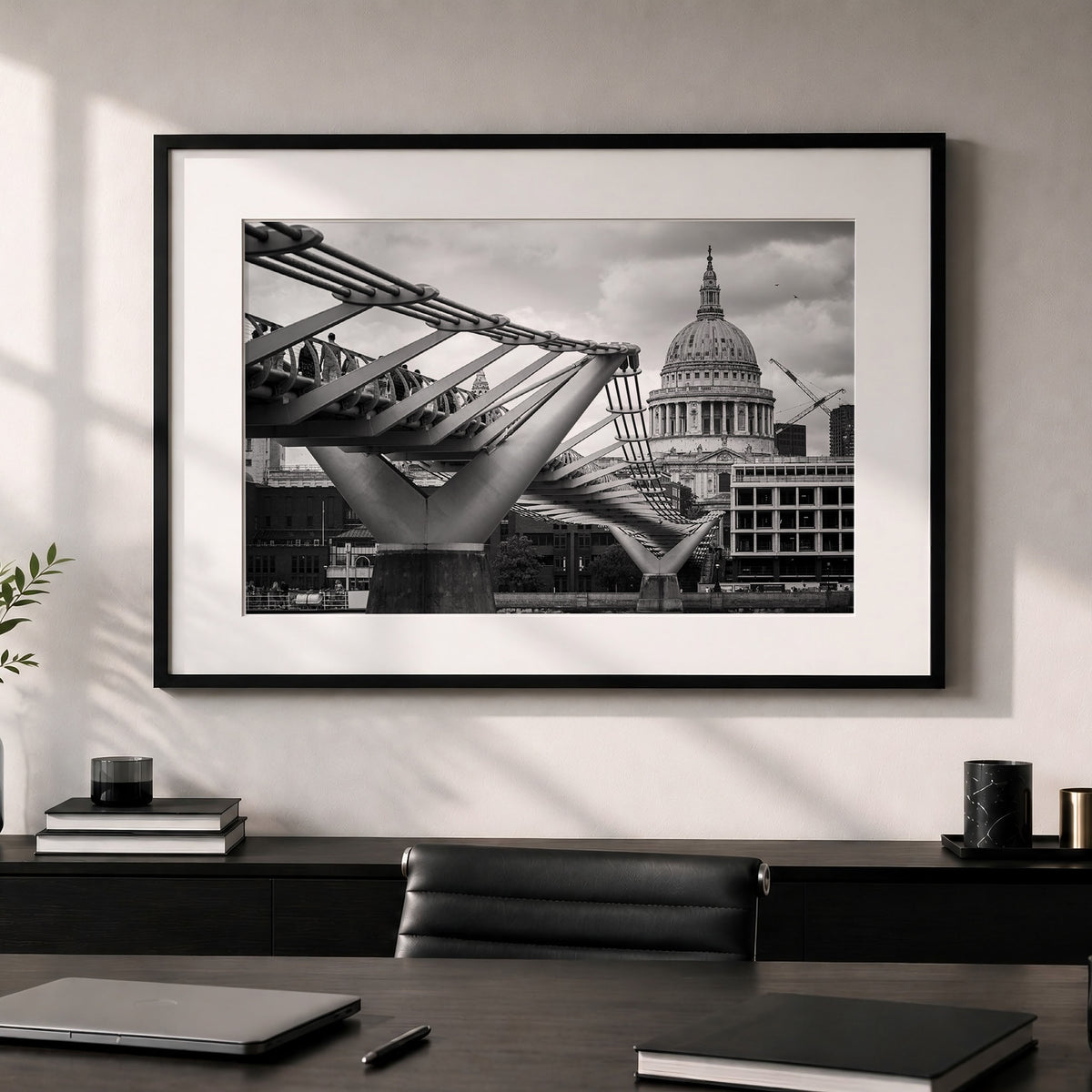 London St Paul’s & Millennium Bridge Print