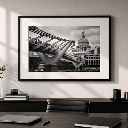 London St Paul’s & Millennium Bridge Print