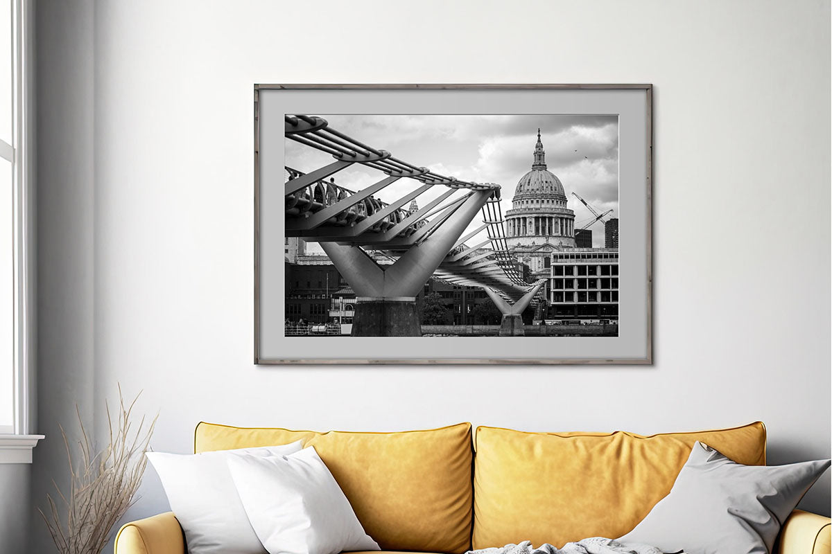 London St Paul’s & Millennium Bridge | London Photography Wall Art