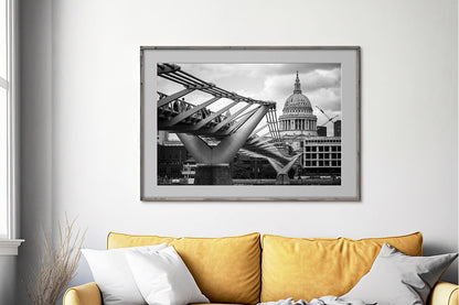 London St Paul’s & Millennium Bridge | London Photography Wall Art