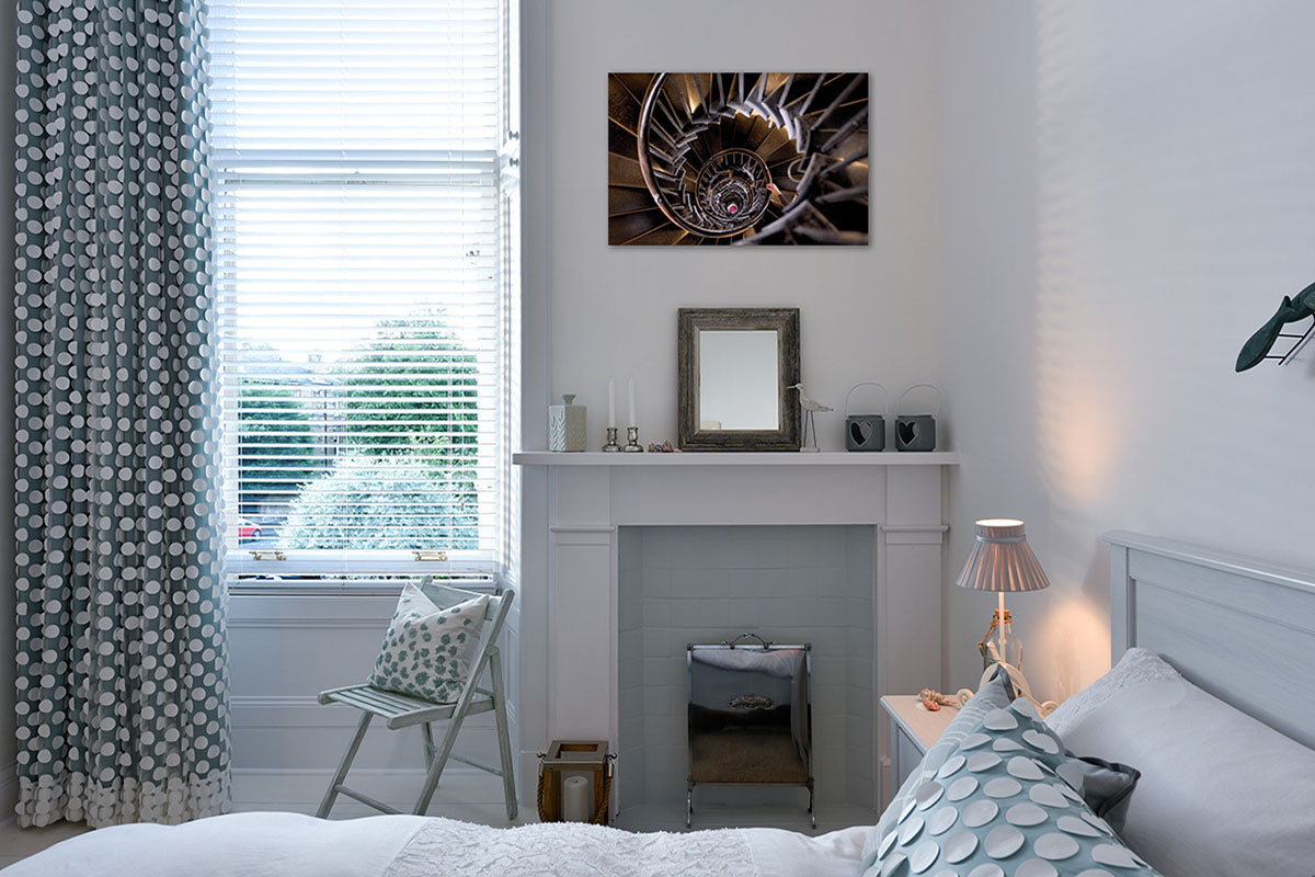 London monument staircase small wall art 