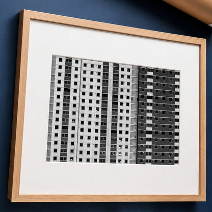 Glasgow Gorbals Tower Block Photo Print