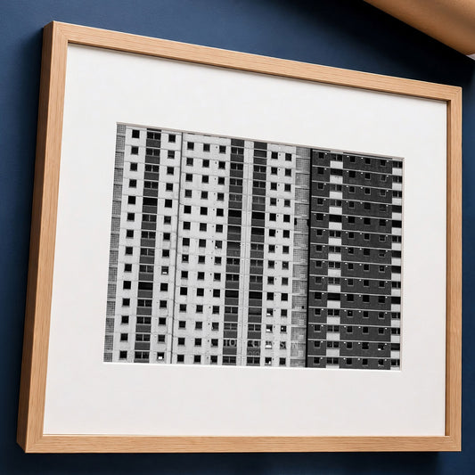 Glasgow Gorbals Tower Block Photo Print