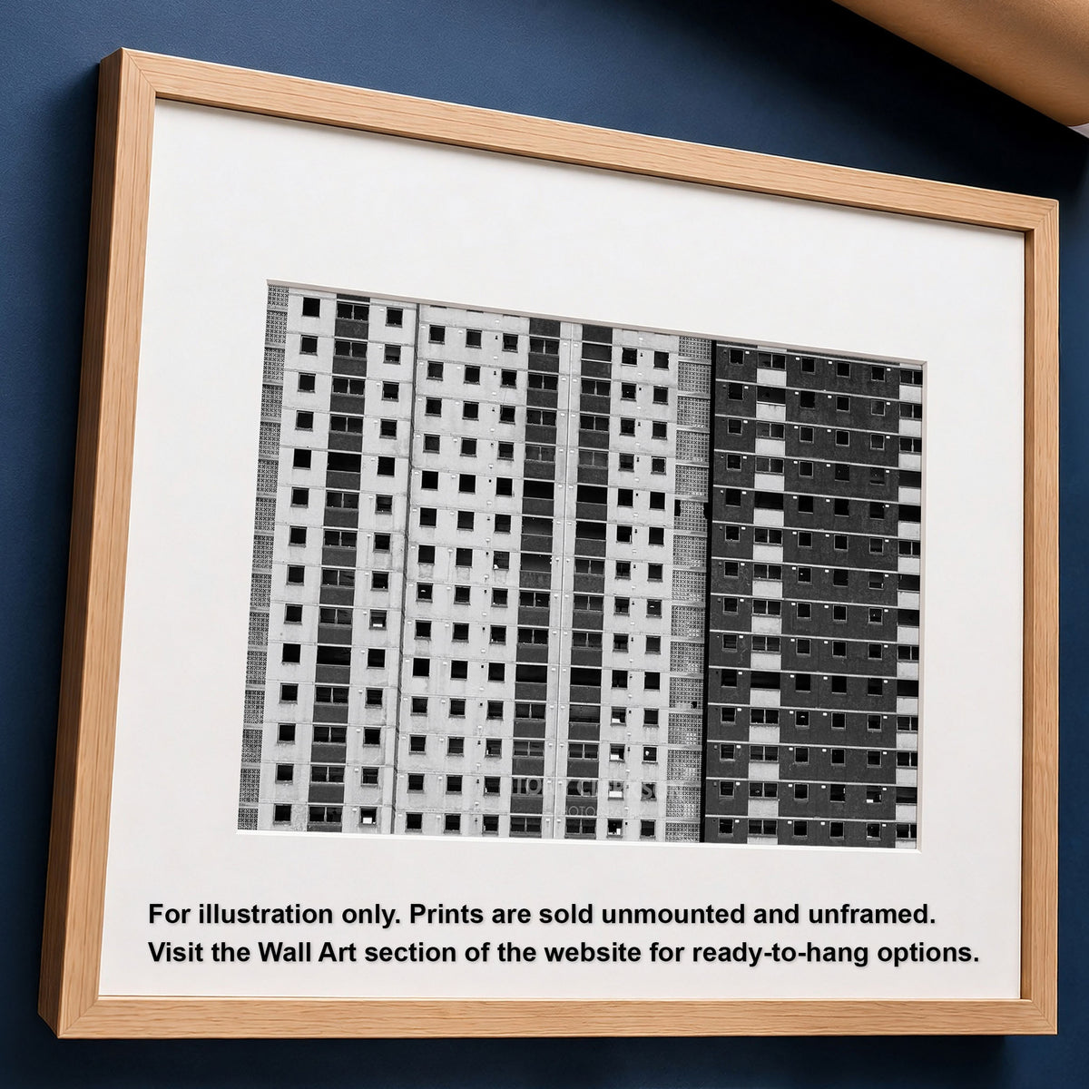 Glasgow Gorbals Tower Block Photo Print