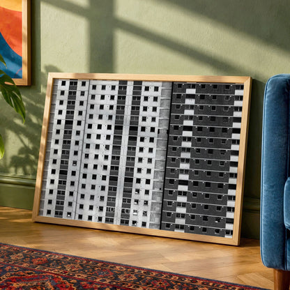 Glasgow Gorbals Tower Block Photo Print