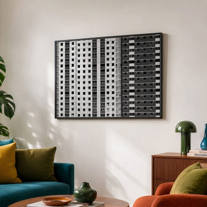 Glasgow Gorbals Tower Block Photo Print