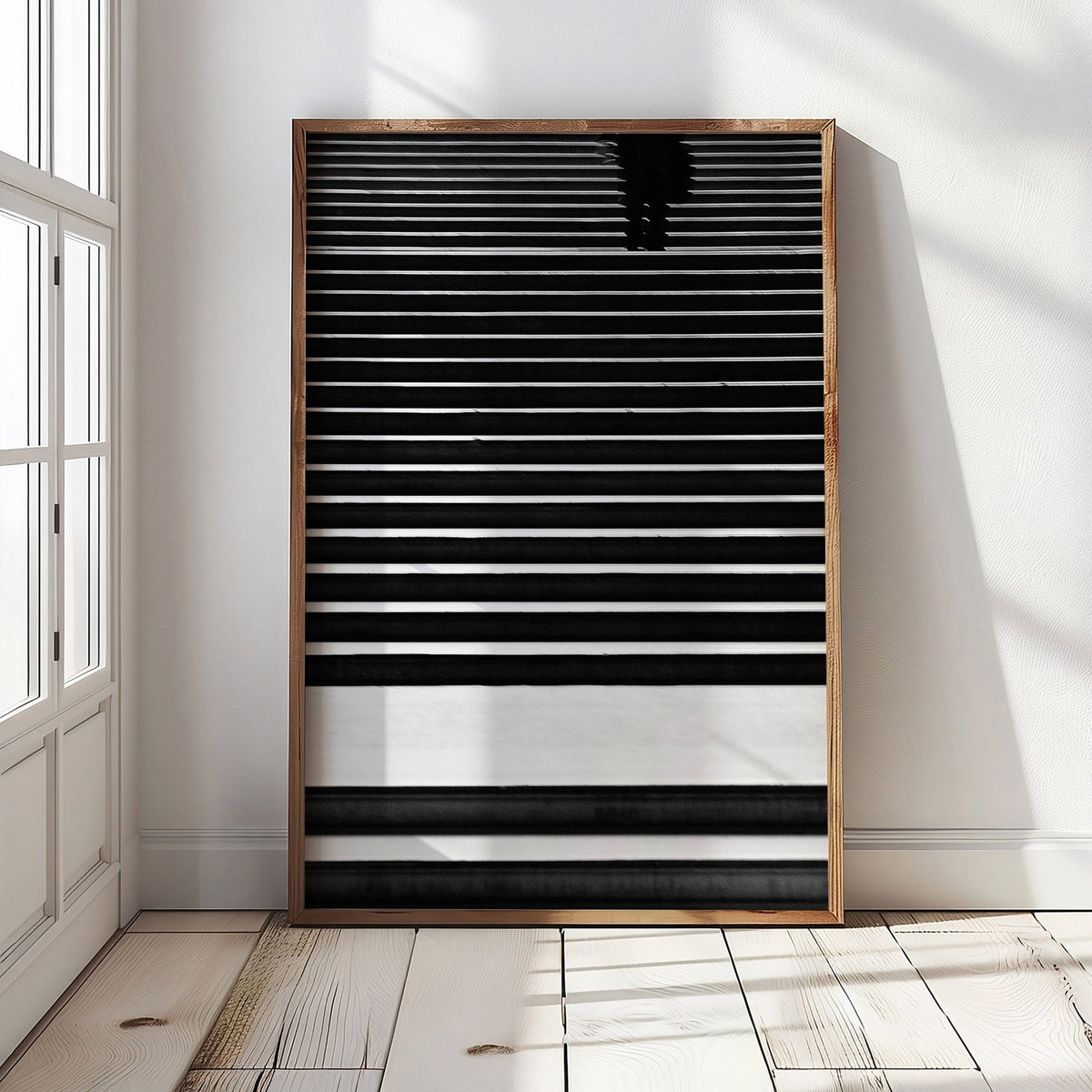Black and White Stairs Photo Print | Geometric Wall Art