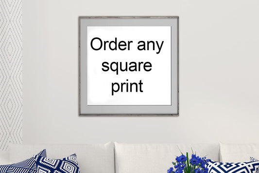 Custom Square Photo Print (1:1 Ratio)