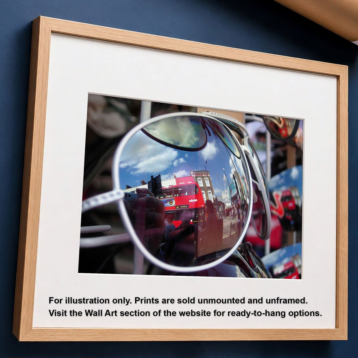 Camden Market Print | Red London Bus
