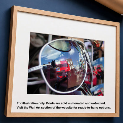 Camden Market Print | Red London Bus