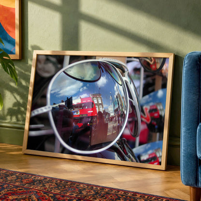 Camden Market Print | Red London Bus