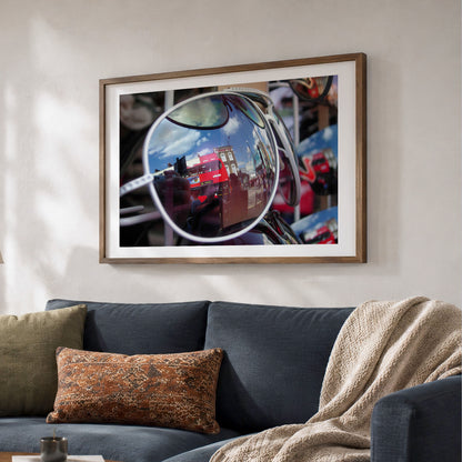 Camden Market Print | Red London Bus