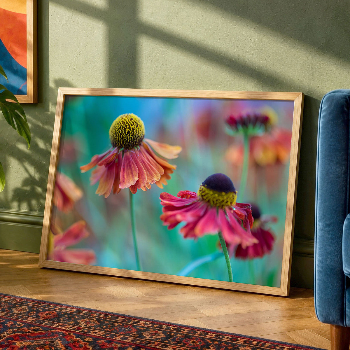 Macro Floral Art Print | Sneezeweed Botanical Wall Decor