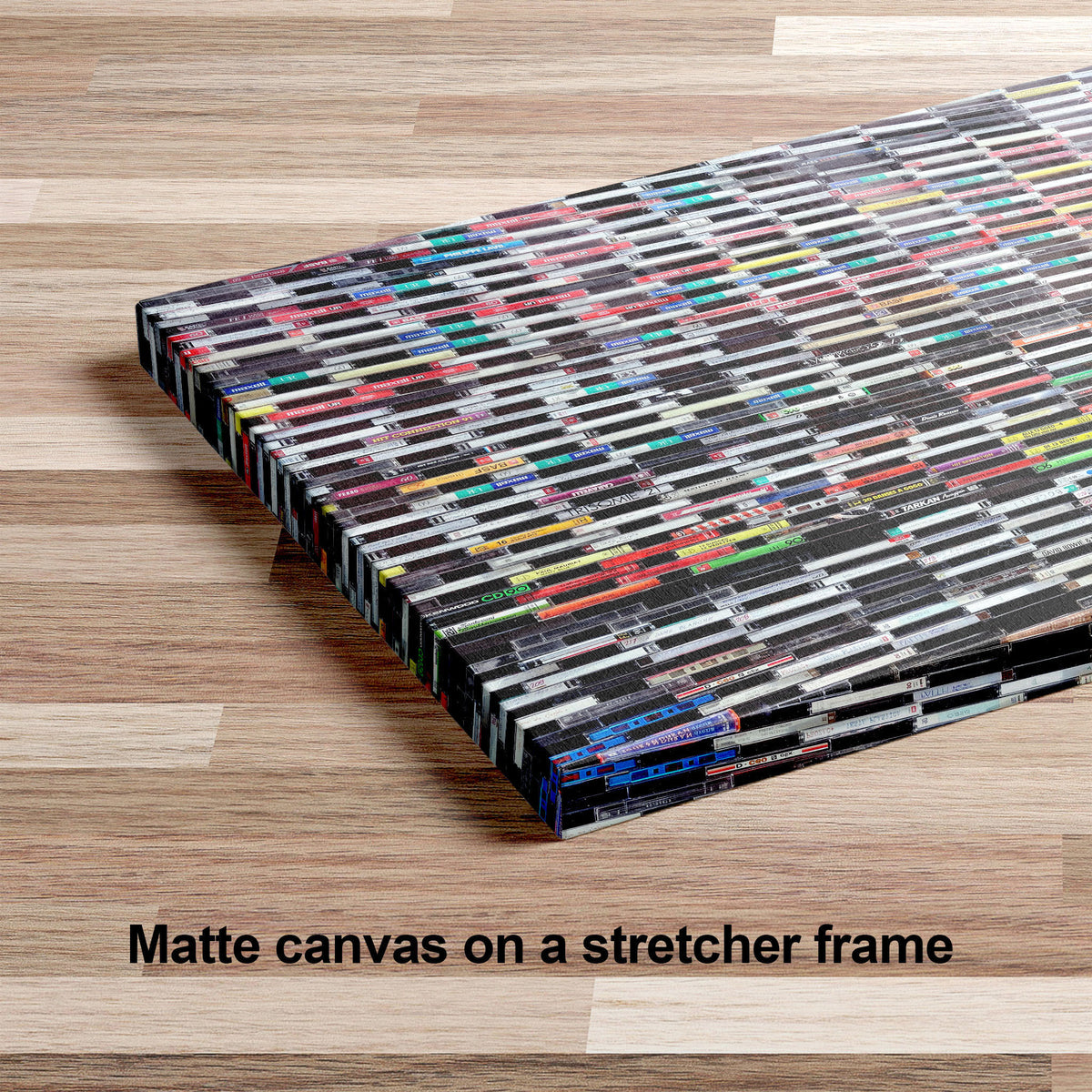 Retro Cassette Tapes Canvas, Acrylic Glass or Aluminium | Music Wall Art