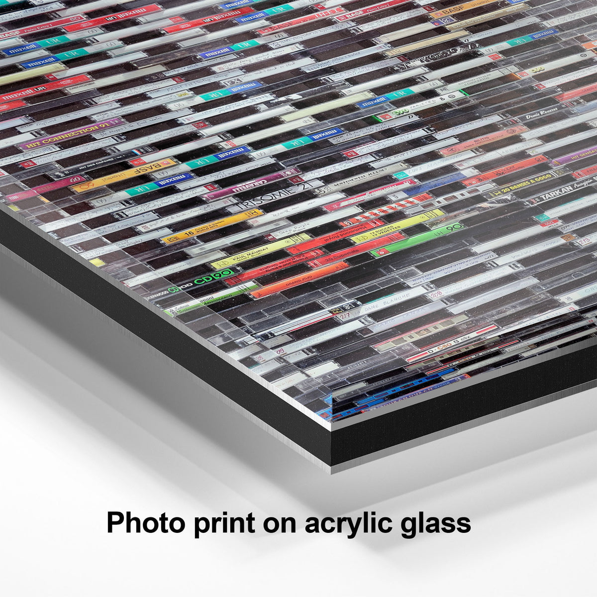 Retro Cassette Tapes Canvas, Acrylic Glass or Aluminium | Music Wall Art