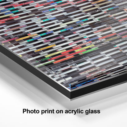 Retro Cassette Tapes Canvas, Acrylic Glass or Aluminium | Music Wall Art