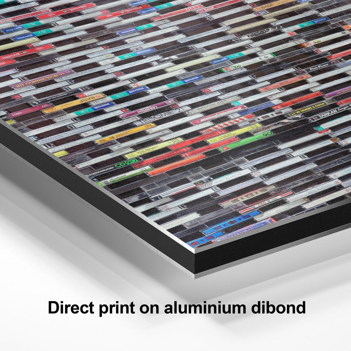Retro Cassette Tapes Canvas, Acrylic Glass or Aluminium | Music Wall Art