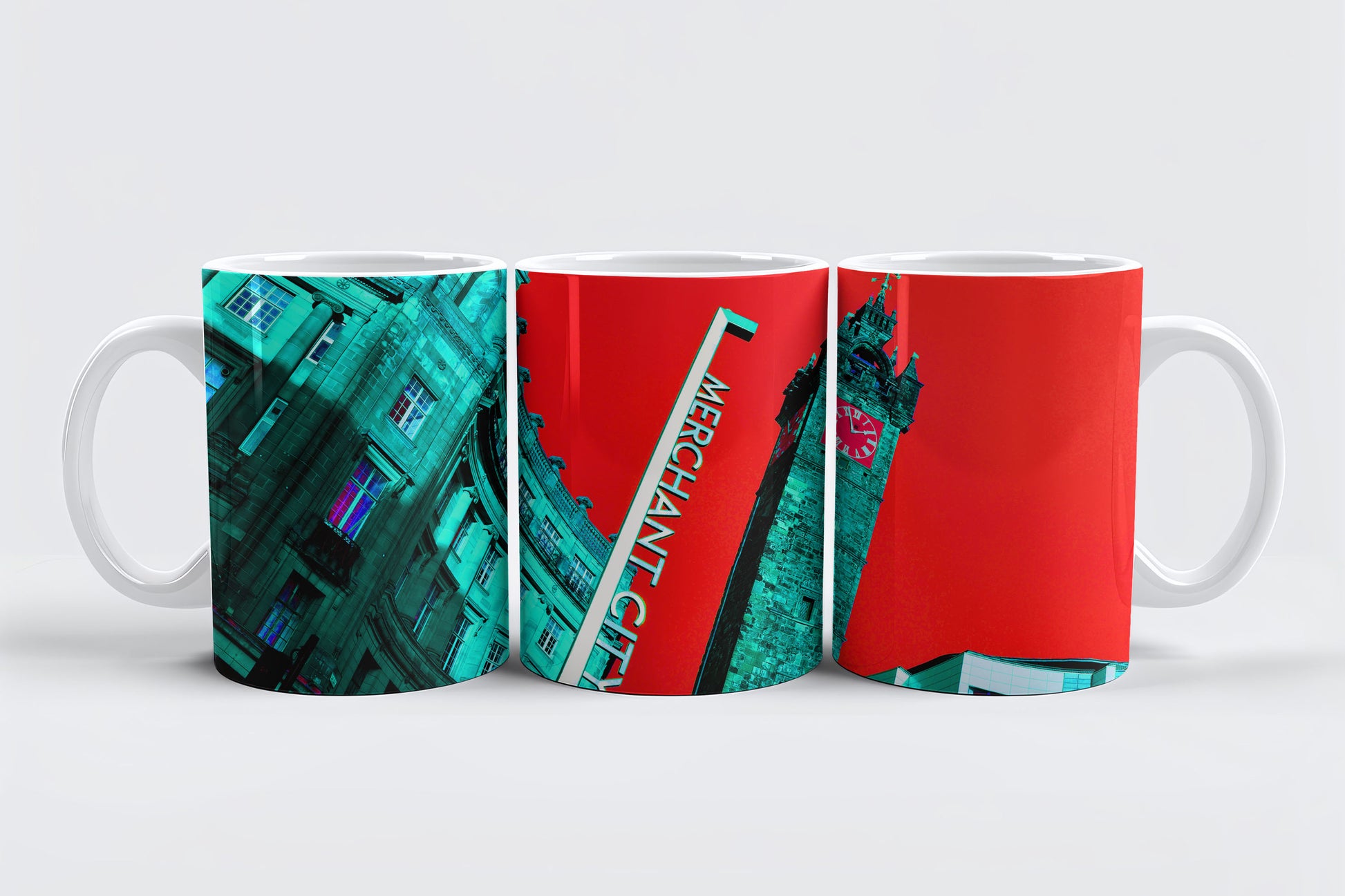 Merchant City Red Mug 11oz mockup