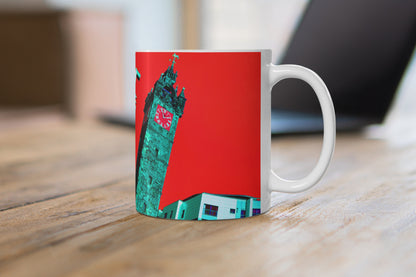 Trongate Merchant City Red Mug 11oz mockup