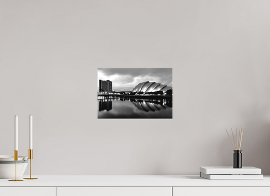 30 x 20 cm, Matte Canvas on Stretcher Frame Glasgow Armadillo Black & White Wall Art - Canvas, Aluminium or Acrylic Glass