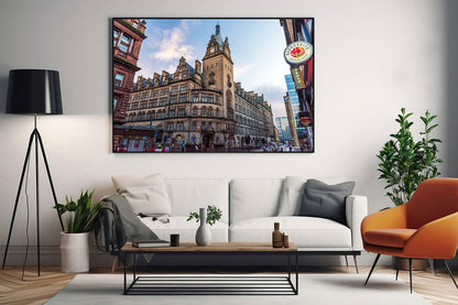 Glasgow Central Photo print on living room wall