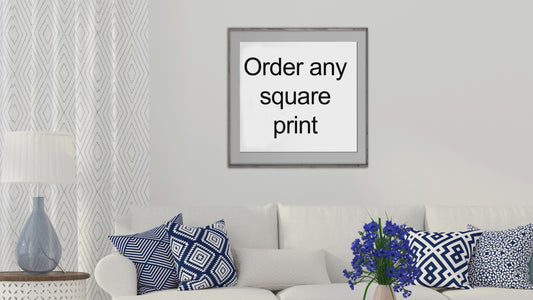 Custom Square Photo Print (1:1 Ratio)